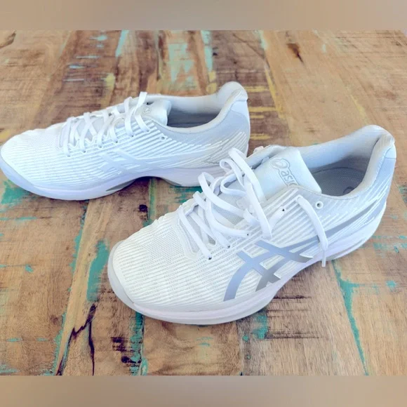 Asics Shoes Asics Feel Fast Flytefoam Tennis Shoes White Mens